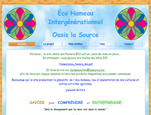 Tablet Screenshot of eco-hameau-argelouse.org